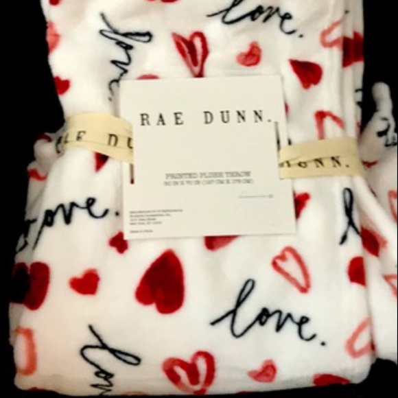 Rae Dunn Other - Rae Dunn “LOVE” Valentine Throws